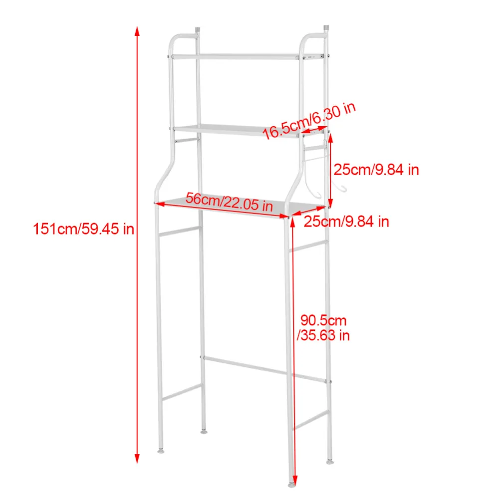 1 шт. 3-х уровневая железа Туалет Полотенца стеллаж для хранения держатель над Ванная комната полка органайзер полка Туалетная Белый Prateleira Лидер продаж