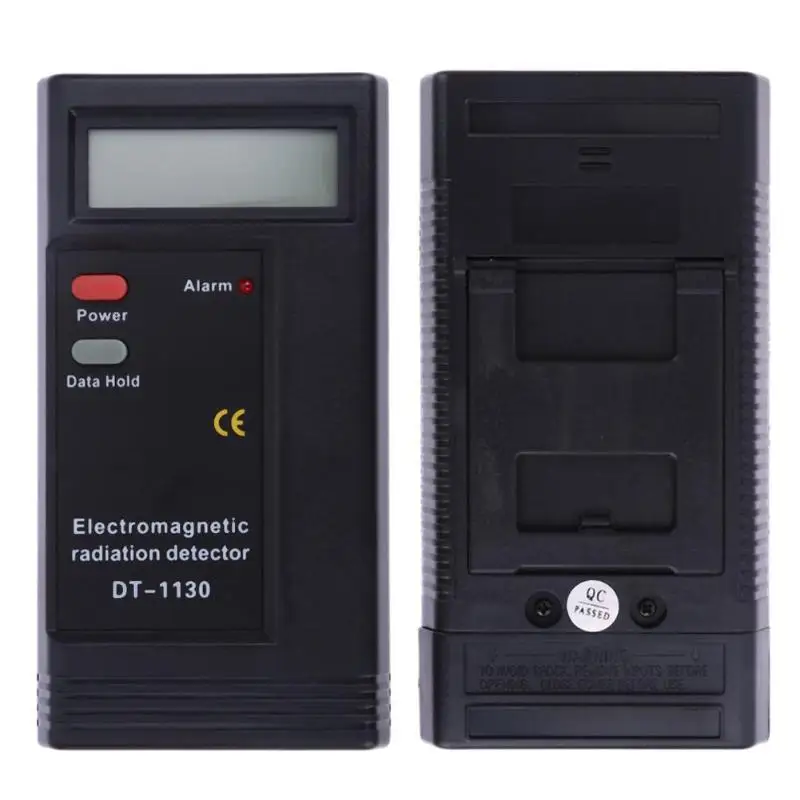 ЖК-цифровой дозиметр радиации Профессиональный EMF метр для измерения электромагнитных ручных измерений