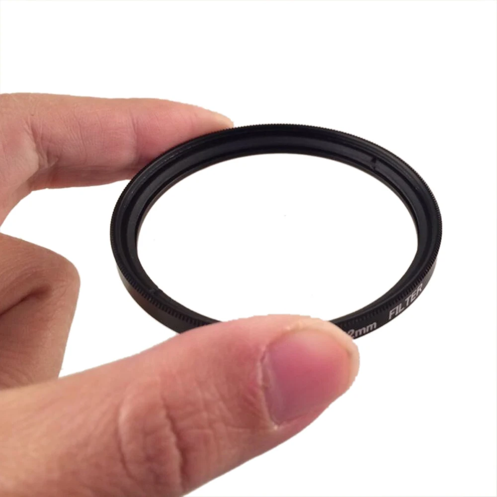 Camera lens hood+cap+filter (1)