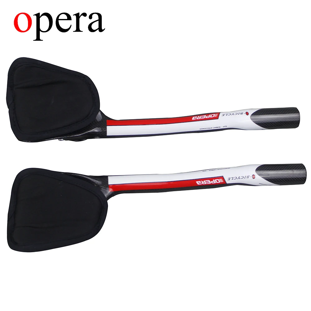 

OPERA bike handle rest handle / extender iron man three bike TT carbon black handle air TT bar bike bar