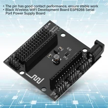 Wireless WIFI Development Board ESP8266 Serial Port Board for NodeMCU LUA Electronic Component ESP8266 Development Board Module nrf24l01 rf board c wireless module 2 4g radio transceiver evaluation development board black
