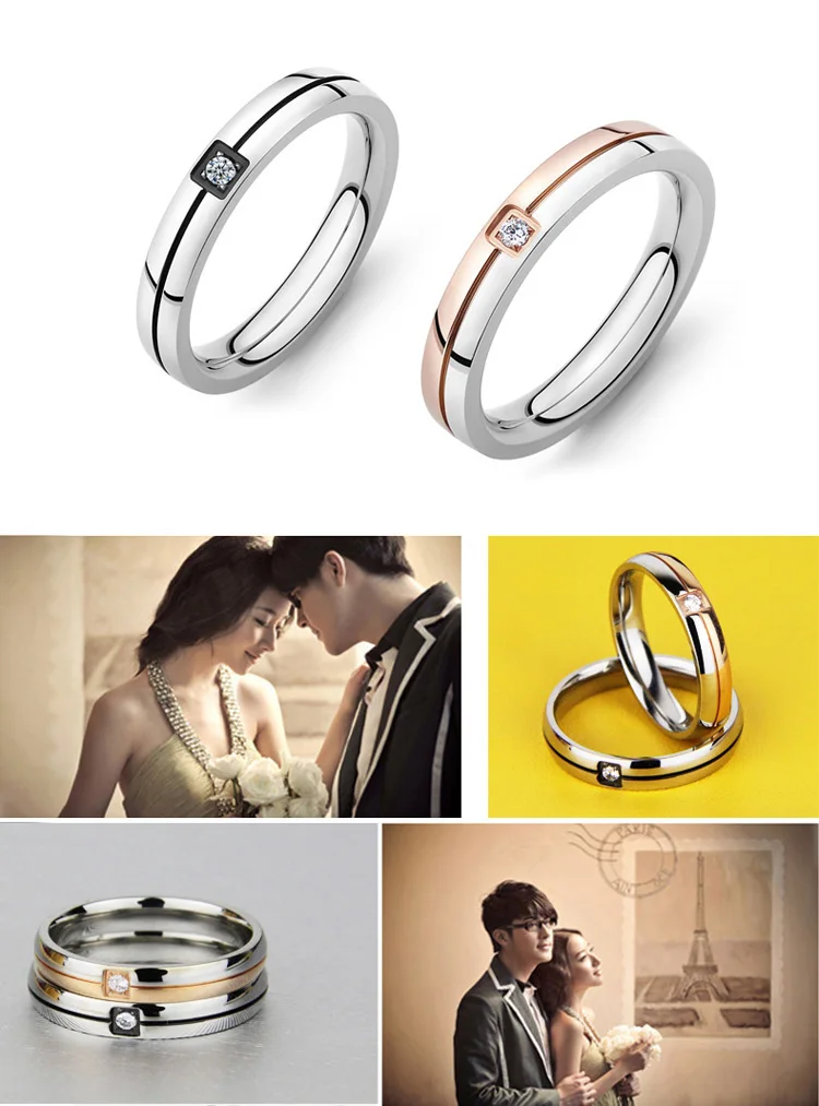 JeeMango, новое кольцо из кубического циркония, блестящее кольцо из нержавеющей стали с кристаллами, кольцо для пары, любовь навсегда, романтическое обручальное кольцо, JR19102