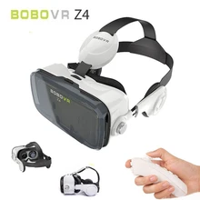 Original BOBOVR Z4 Leather 3D Cardboard Helmet Virtual Reality BOBO VR Glasses Headset Stereo Box Devices For 4-6′ Mobile Phone
