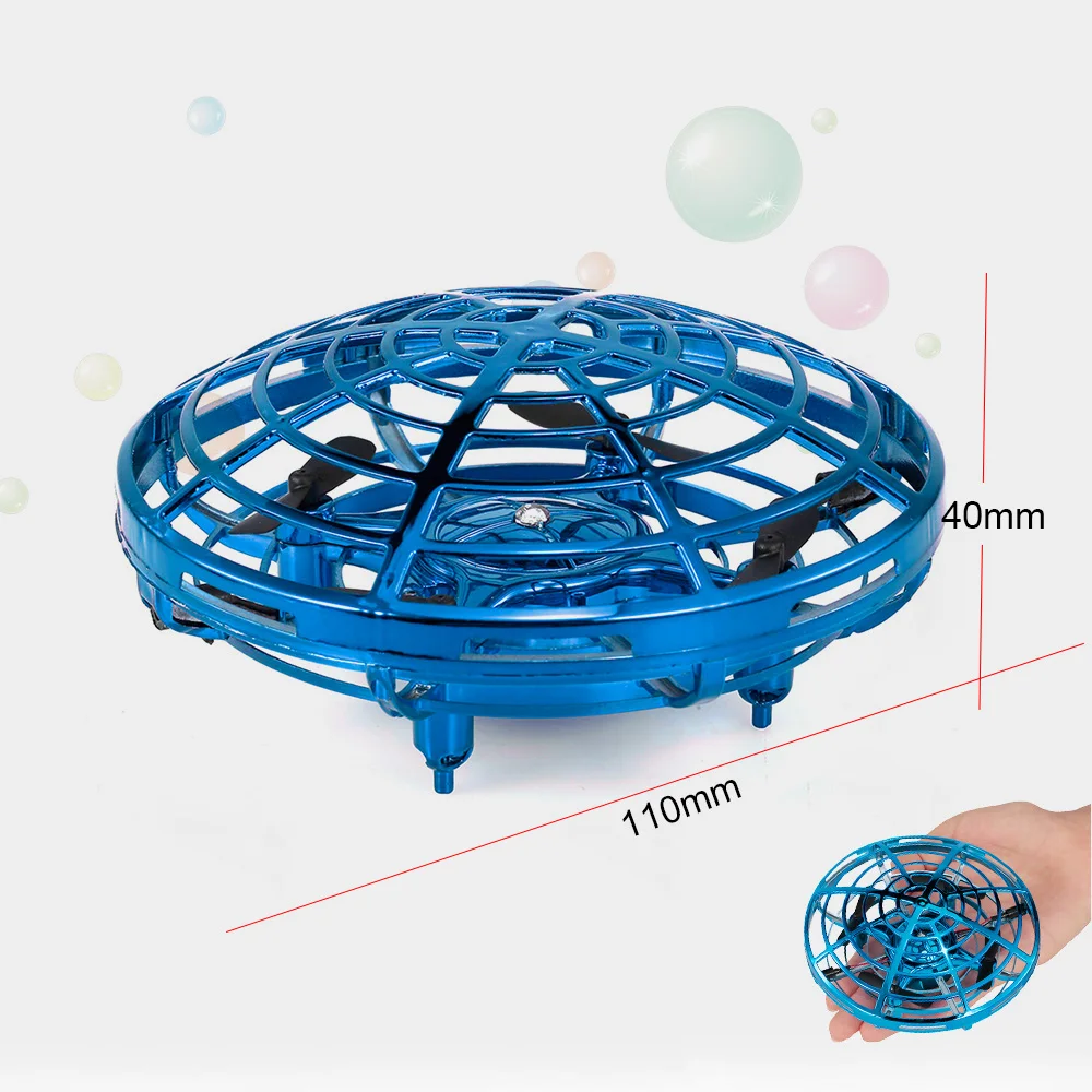 iPiggy F802 Mini Drone Infrared Induction Hand Control UFO Altitude Hold RC Training Drone RC Quadcopter Toys for kids RC Toy