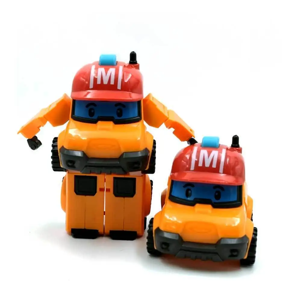 6 Styles Korean Kid Toys Robocar Poli Transformation Robot Poli Amber Roy Car Toys Action Figure Toys For Children Best Gifts