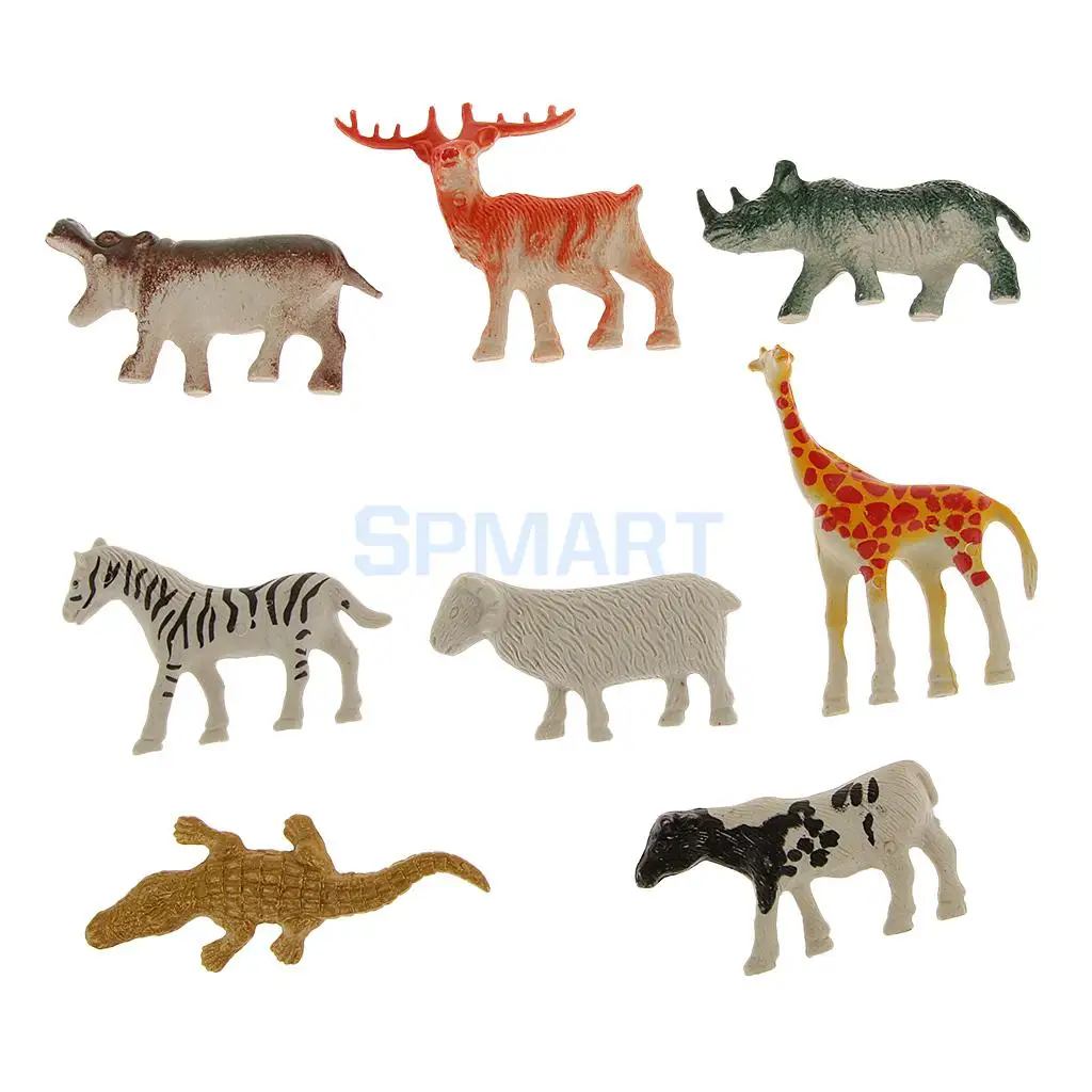 plastic farmyard animals
