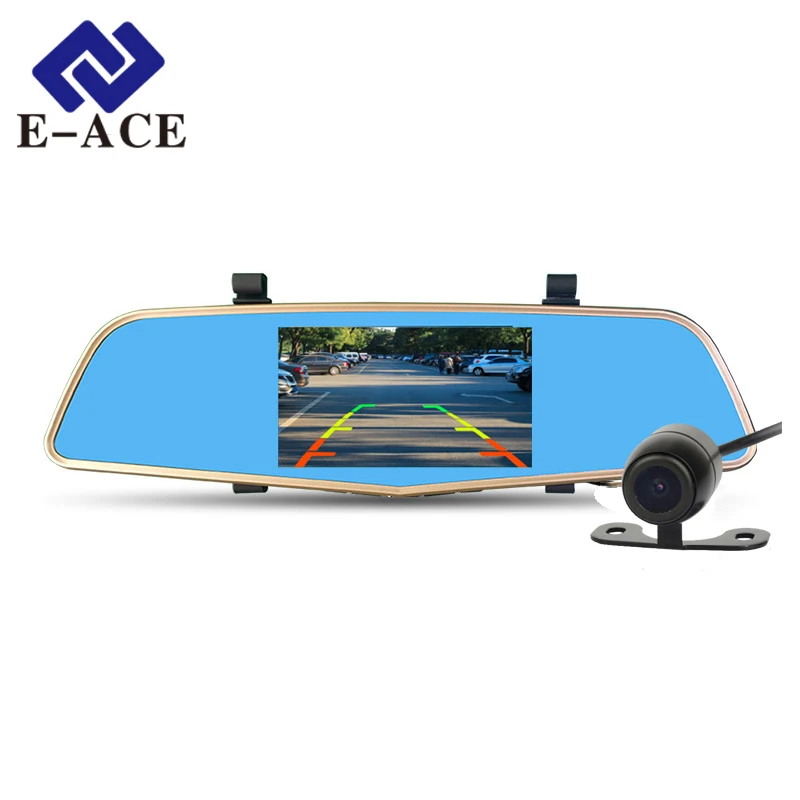 E ACE Car Dvr Mirror Full HD 1080P Automobile font b Camera b font Rearview Mirror