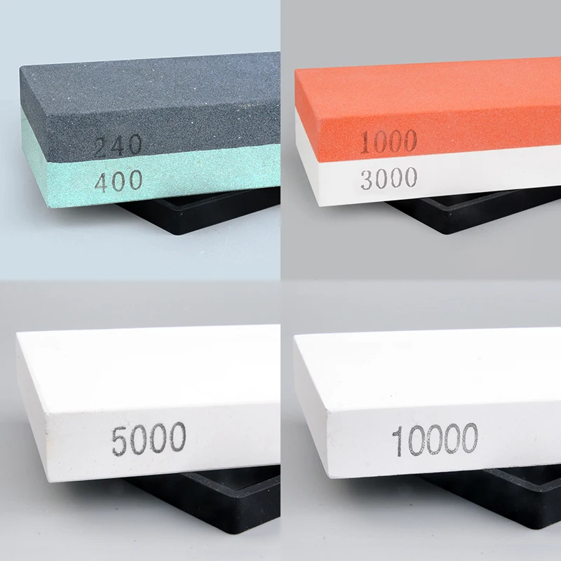 

4PCS SET 240 400 1000 5000 10000 grit professional whetstone knife sharpener sharpening stone knife honing edge polising blade