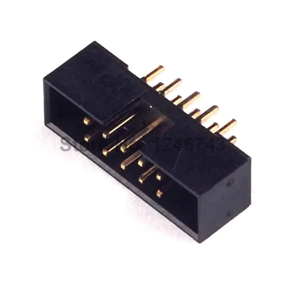 

20PCS DC3-10P 10Pins Simple Croissants JTAG Spacing 2.00mm Connector JTAG ISP Plug