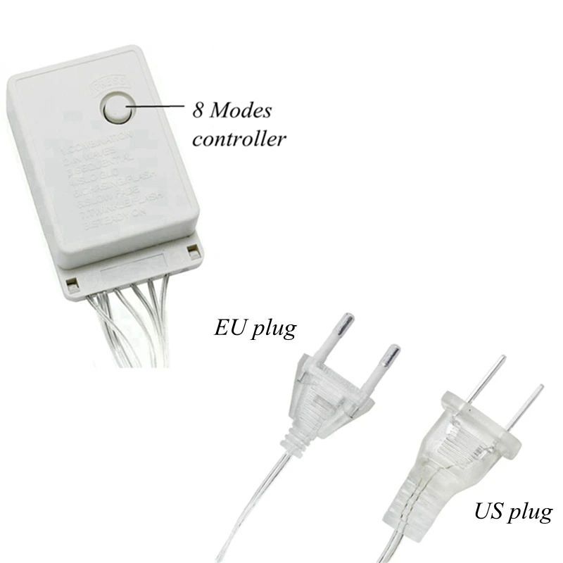 KZKRSR AC 110 В/220 В 10 м 20 м шишка Led огни строки на Рождество Свадебная вечеринка украшения теплый белый RGB освещения