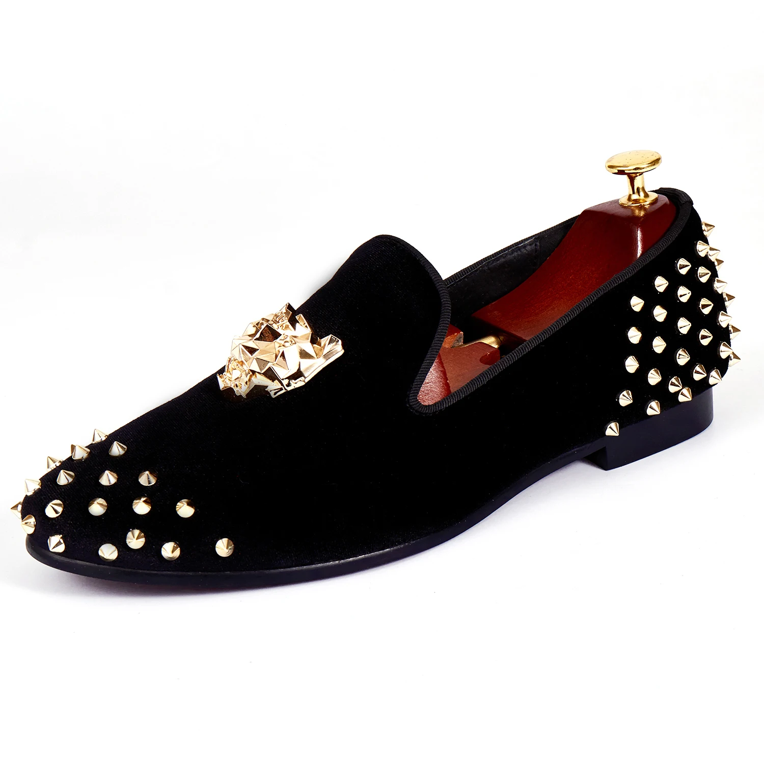flat shoes with spikes