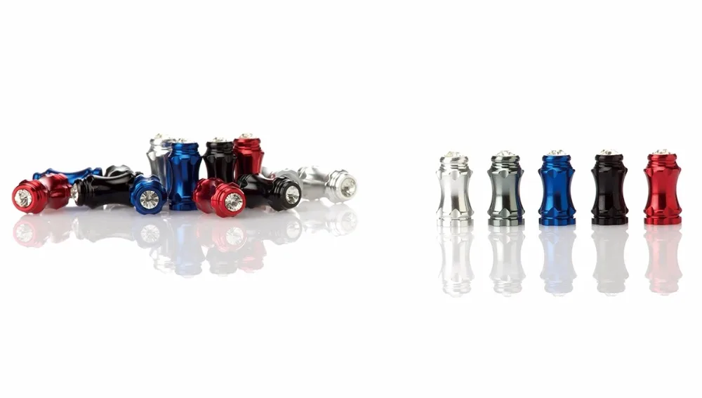 2pcs FOURIERS VL PE004 Bicycle Presta valve cap Lightweight alloy bike valve cap with some bling