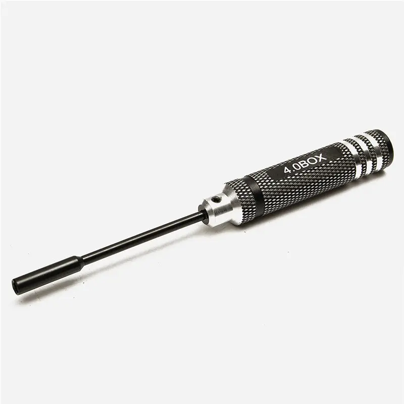 Drillpro 4 шт./компл. металлическая Шестигранная гайка ключ сокета винт драйвер Wrench 4,0/5,5/7,0/8 мм черный/серебристый