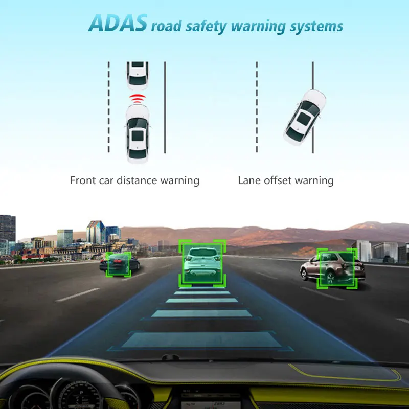 ANSTAR Car DVR HD Camera Car Mirror 1080P 4G ADAS 10