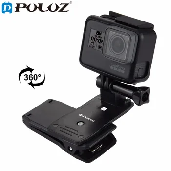 

For Go Pro Accessories 360 Degree Backpack Quick Release Hat Clip Fast Clamp Mount for Dji OSMO Action/GoPro NEW HERO/HERO6/5/4