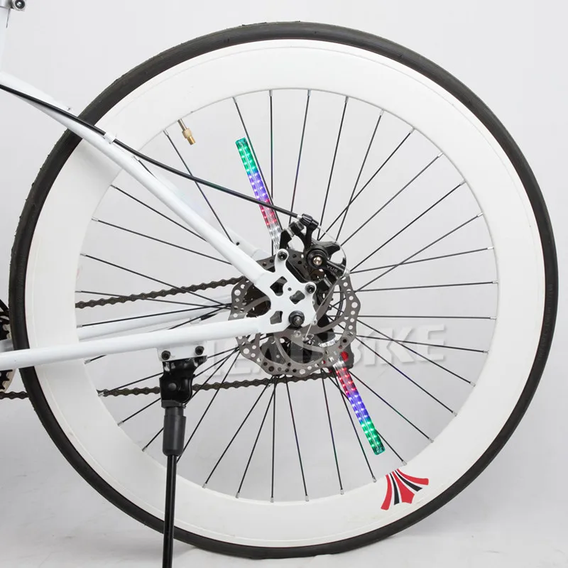 Leadbike светильник для велосипедного колеса 64 светодиода 30 моделей двухсторонний