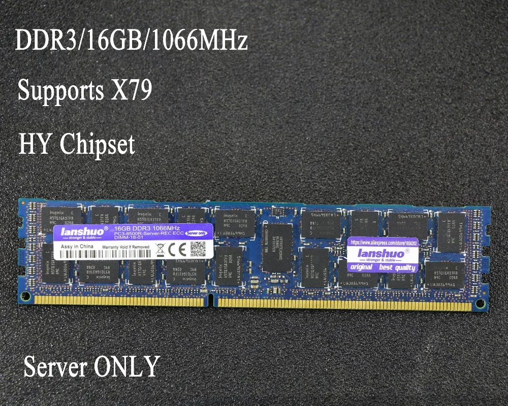 

original Chipset 16GB DDR3 1333MHz 1600Mhz 16G 1333 REG ECC server memory RAM work 16gb 24gb 16g 24g 32gb 32g X79 motherboard