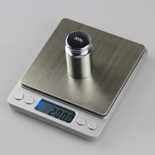 Balances électroniques de cuisine 3kg 0.1g 3000g 0.1g LCD, numérique de poche pour régime alimentaire, Balance de poids de laboratoire avec deux plateaux 4 unités