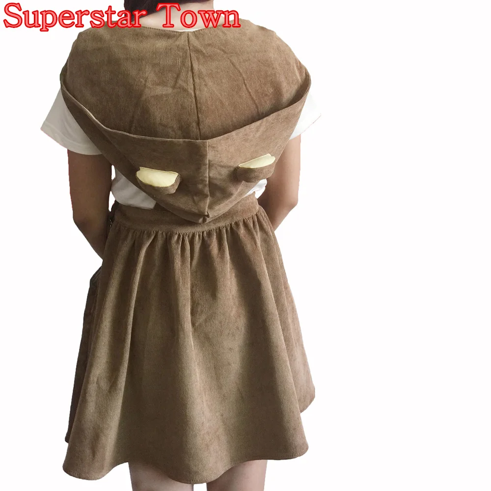 Vestido relaxante de urso kawaii, bordado de urso, lolita, rilukkuma, saia  geral, chapéu, kawaii japonês, roupas fofas, saias harajuku - AliExpress