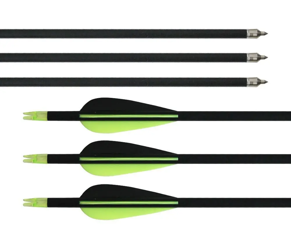 6pcs/lot,30Inch Long, New Fiberglass Shaft and Screw In Steel Point