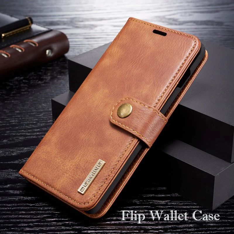

041703 Flip Leather Wallet Case for Samsung Galaxy S10 Plus Case Card Slot Magnetic for Samsung Galaxy S10e Case Detachable Back
