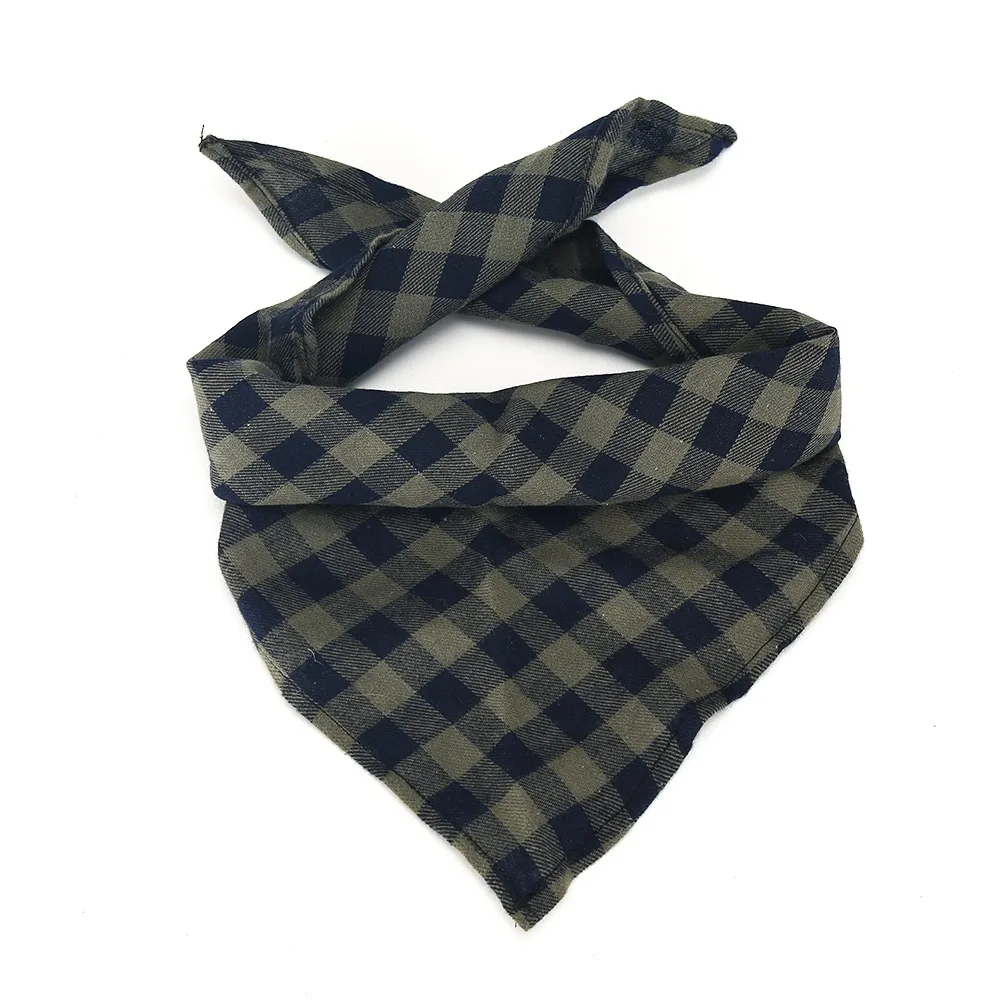 Pet Products Dog Collar Leash Harness For Small Dogs Cat Plaid Dog-Collar Bandana Puppy Cat Supplies Accessories Chihuahua PQ003 (1)