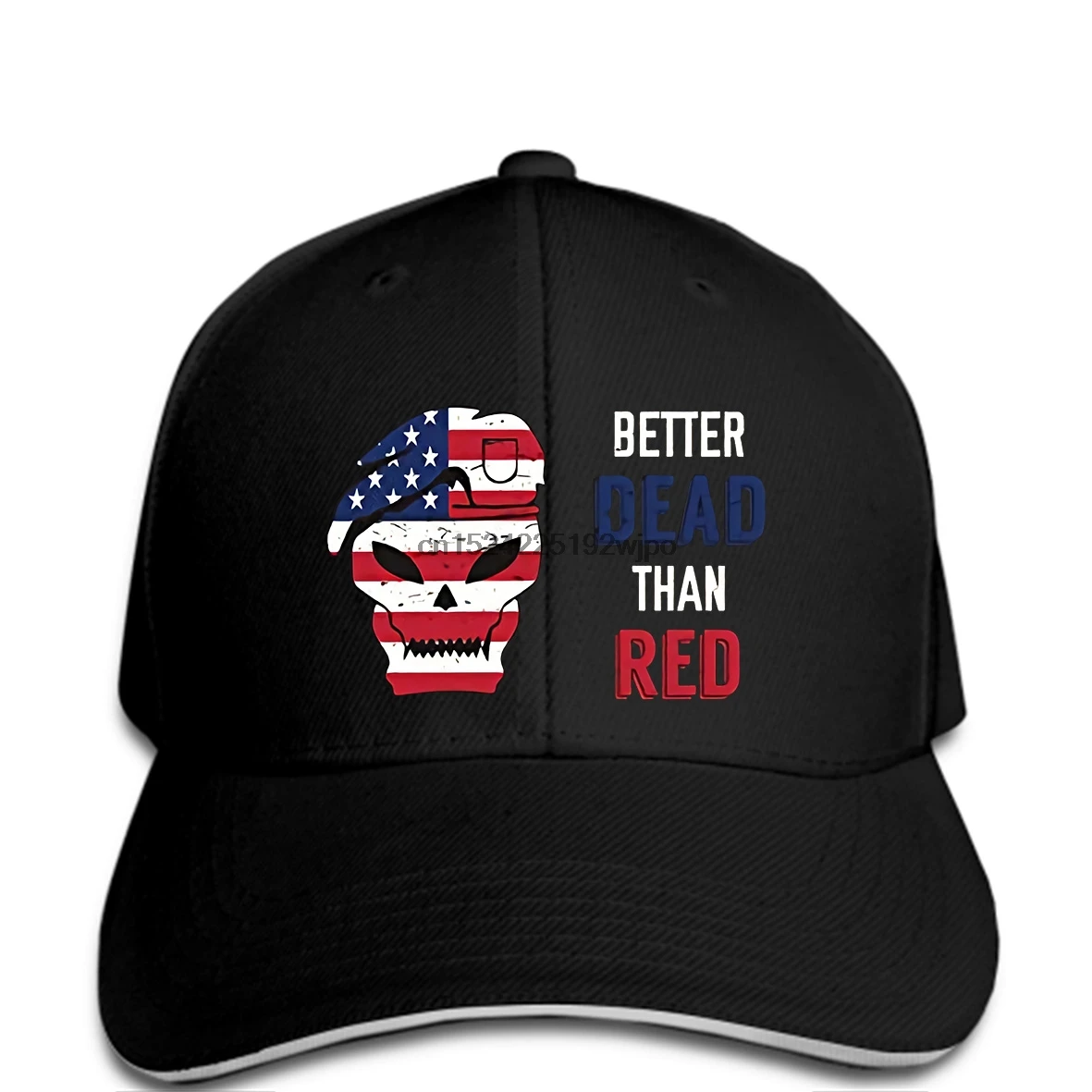 

funny Baseball cap Patriotic Better Dead Than Red Anti Communist cap cap men