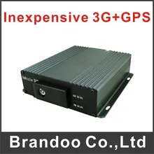 4CH D1 Cheap 3G BUS DVR, support WCDMA 3G module, and external GPS, 128GB sd memory