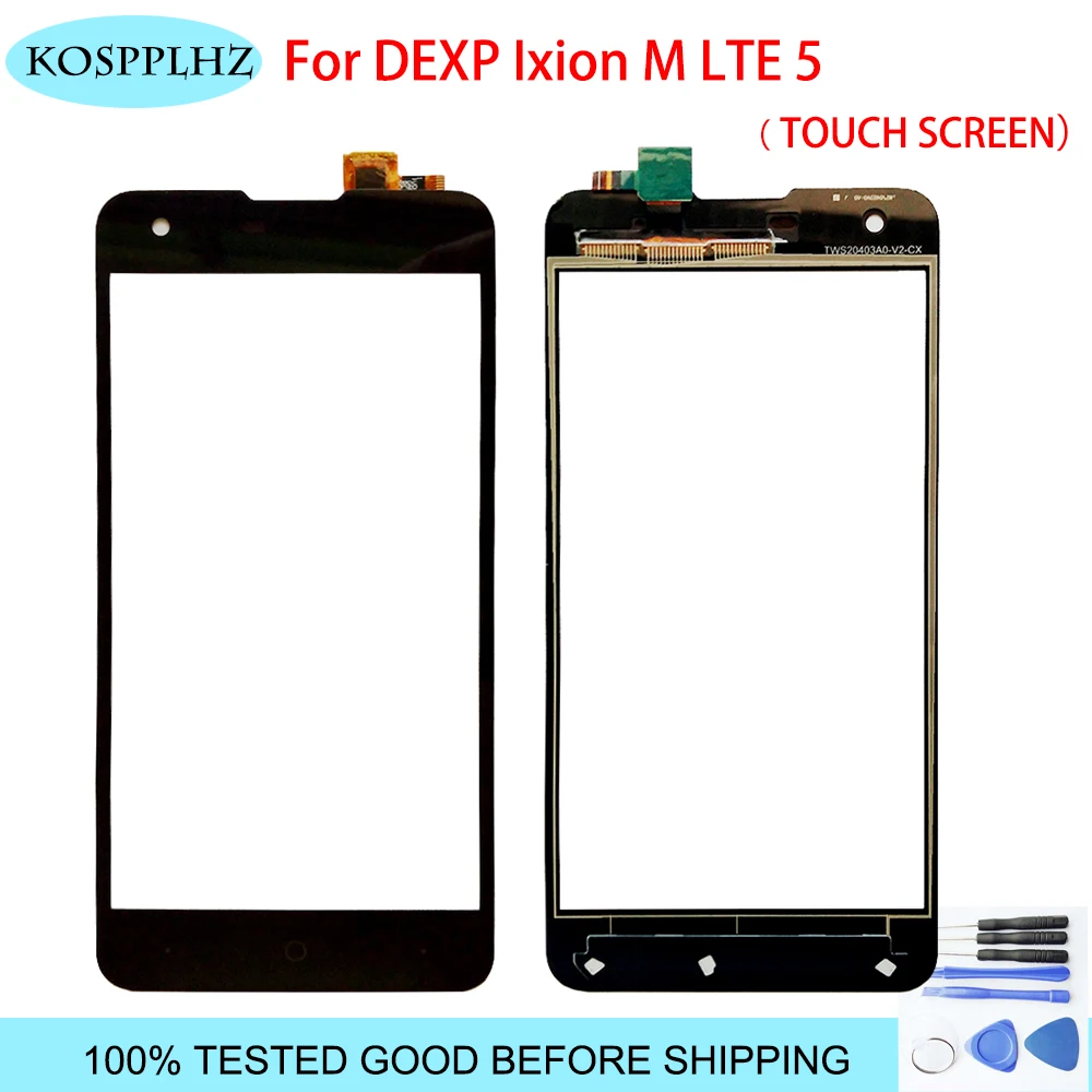 

Touch Screen For DEXP Ixion M LTE 5 Touch Screen Digitizer Front Glass Sensor Replacement mobile phone +tools