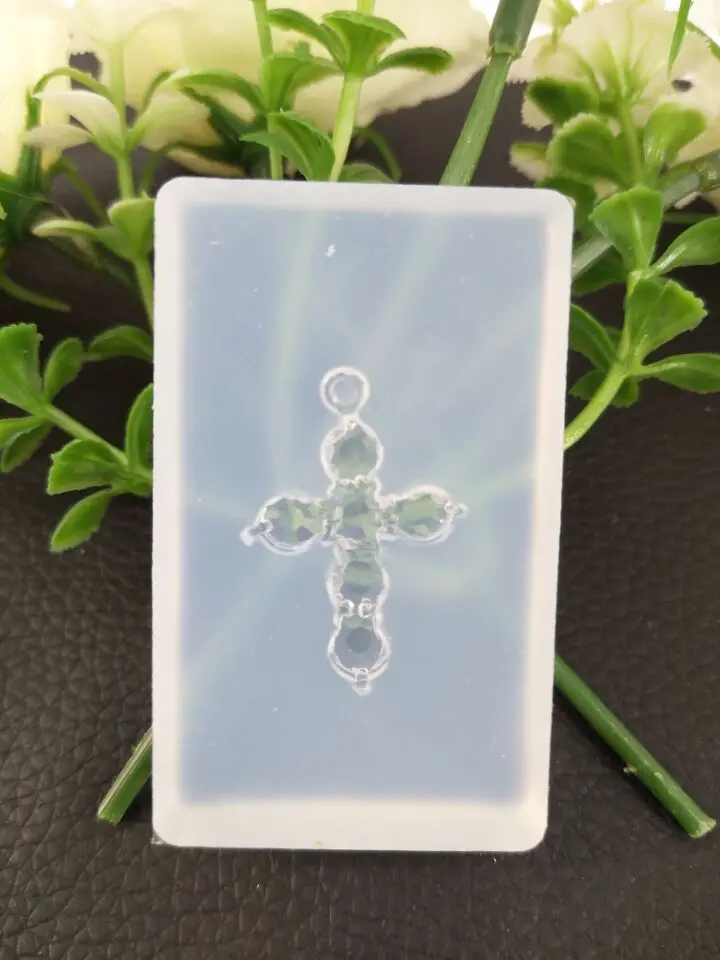 

2017 Porcelain earring bracelet gem drop mold transparent Epoxy Resin Jewelry Pendant Bracelet Making resin molds for jewelry
