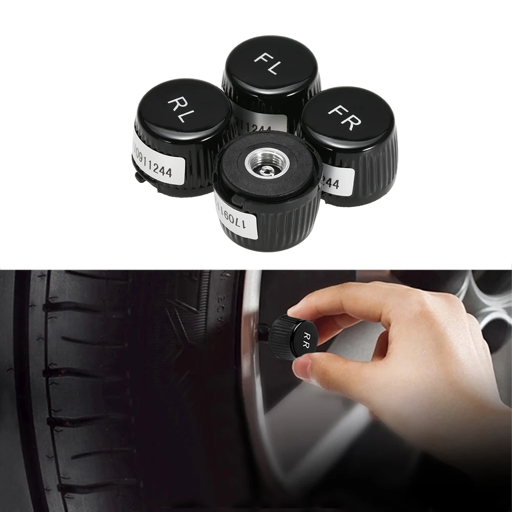 Автомобильная TPMS система контроля давления в шинах Солнечная энергия зарядка