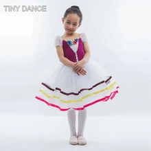 Лидер продаж, балерина, танцевальное платье для девочек балетная пачка, сценические костюмы, белая романтическая пачка, платья детский балетный танец, одежда 14052