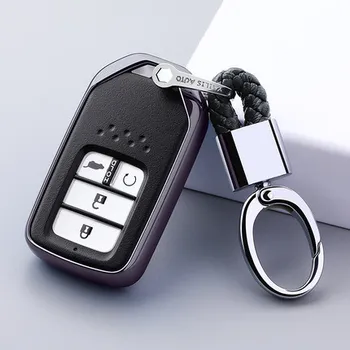 

New Soft TPU Car Key Cover Case For Honda Hrv Civic 2017 Accord 2003-2007 Cr-v Freed Pilot Keychain Holder Car Styling