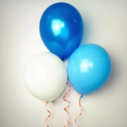 Небесно-голубой Baby Shower воздушные шары "сделай сам", 30 шт., 60 шт цветные воздушные шары, однотонные цветные воздушные шары на день рождения вечерние Свадебная вечеринка поставки чистый Цвет globos - Цвет: Небесно-голубой