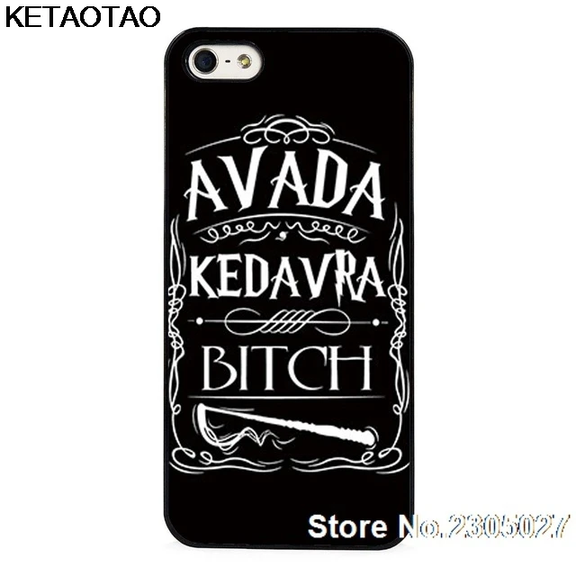 

KETAOTAO Avada Kedavra Bitch for Harry Potter Phone Cases for iPhone 4S SE 5 5C 5S 6 6S 7 8 Plus X Case Soft TPU Rubber Silicone