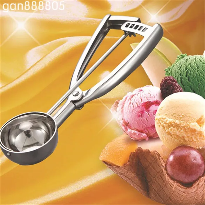  Durable Stainless IceCream Mash Potato Scoop Convenient Ice Cream Stacks Spoon Size Useful Kitchen  Perfect 