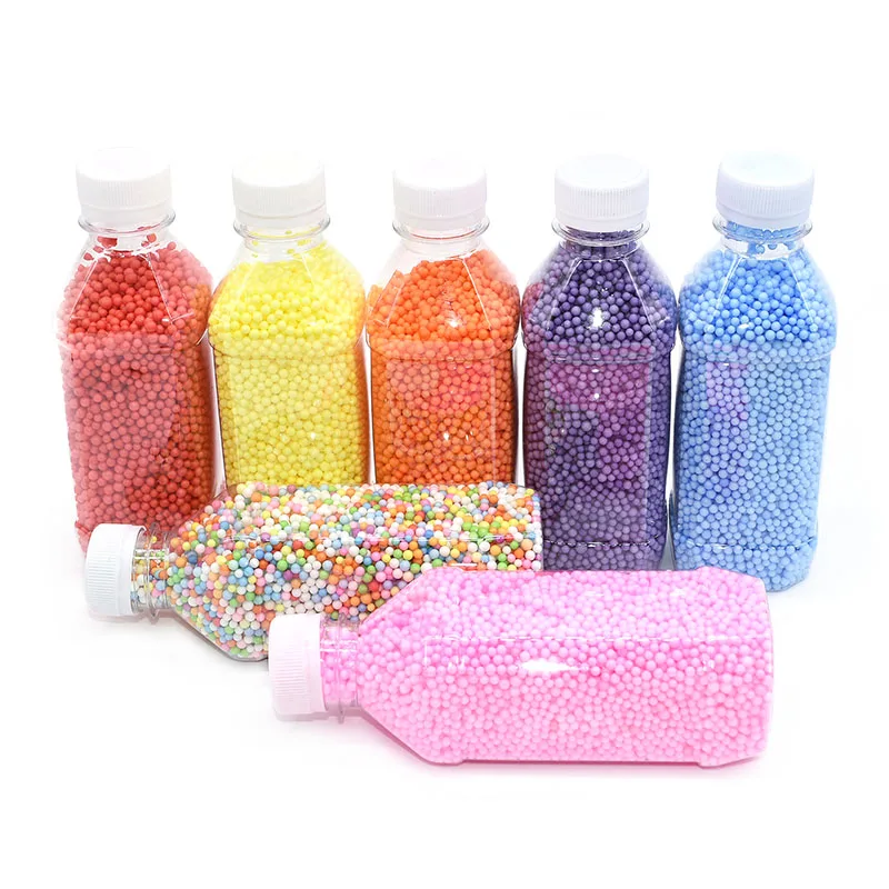 

1 Bottle 8mm Foam Ball DIY Crafts Accessories Colorful Foam Ball Bottled Pellet Ball Pillow Toy Filler Confetti Balloon Supplies