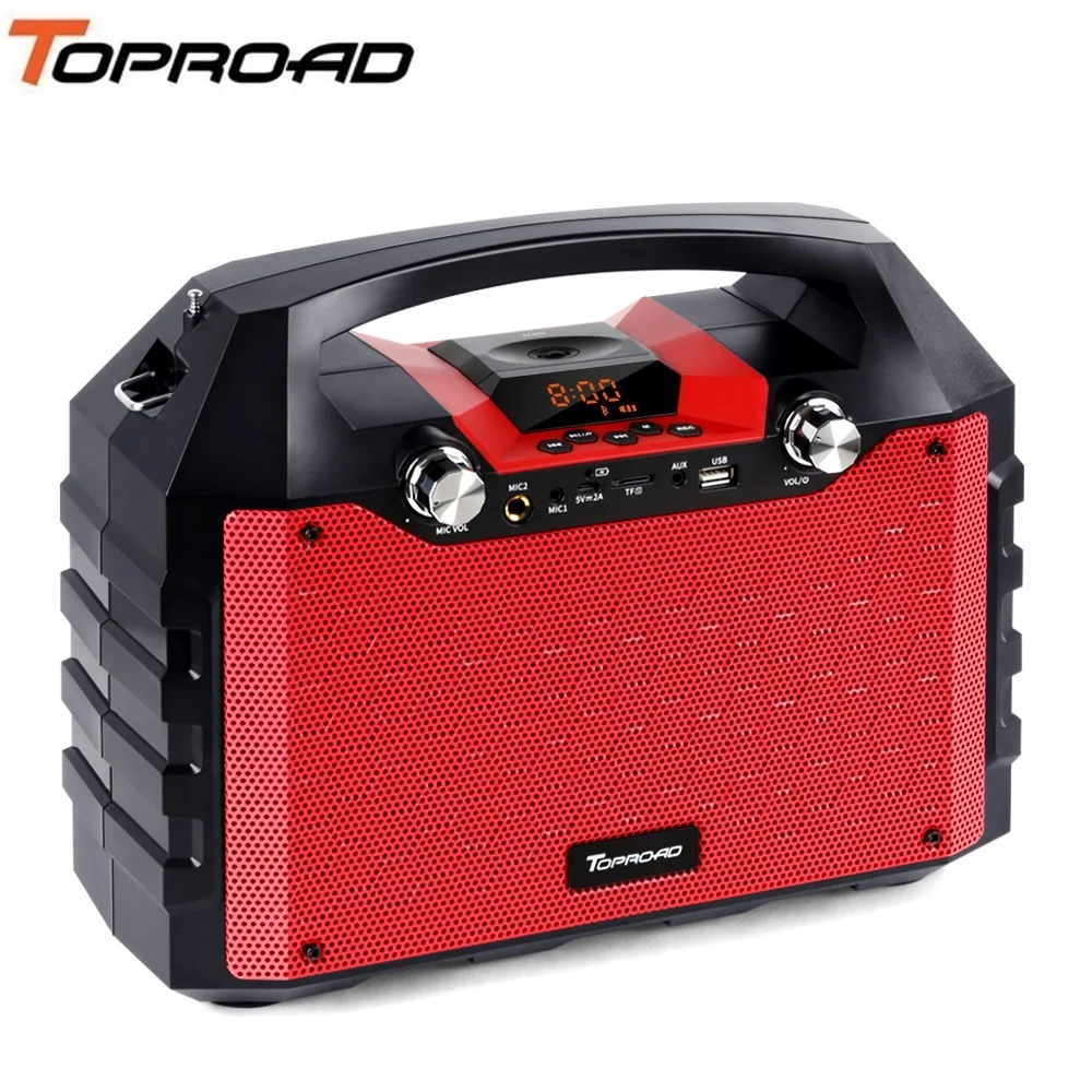  TOPROAD 40W Big Power Bluetooth Speaker Portable Wireless Stereo Bass Speakers Support Remote Contr