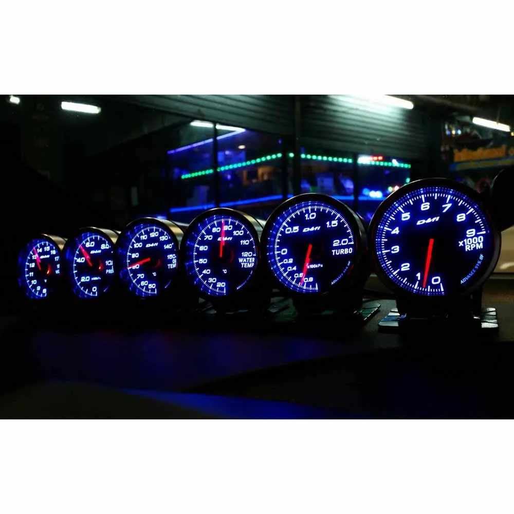 

Defi Advance BF CR C2 RS 2.5 Inch 7 Colors Daisy Chain Auto Gauge mete Water Temp Oil Temp Oil Press Tachometer RPM Turbo Boost