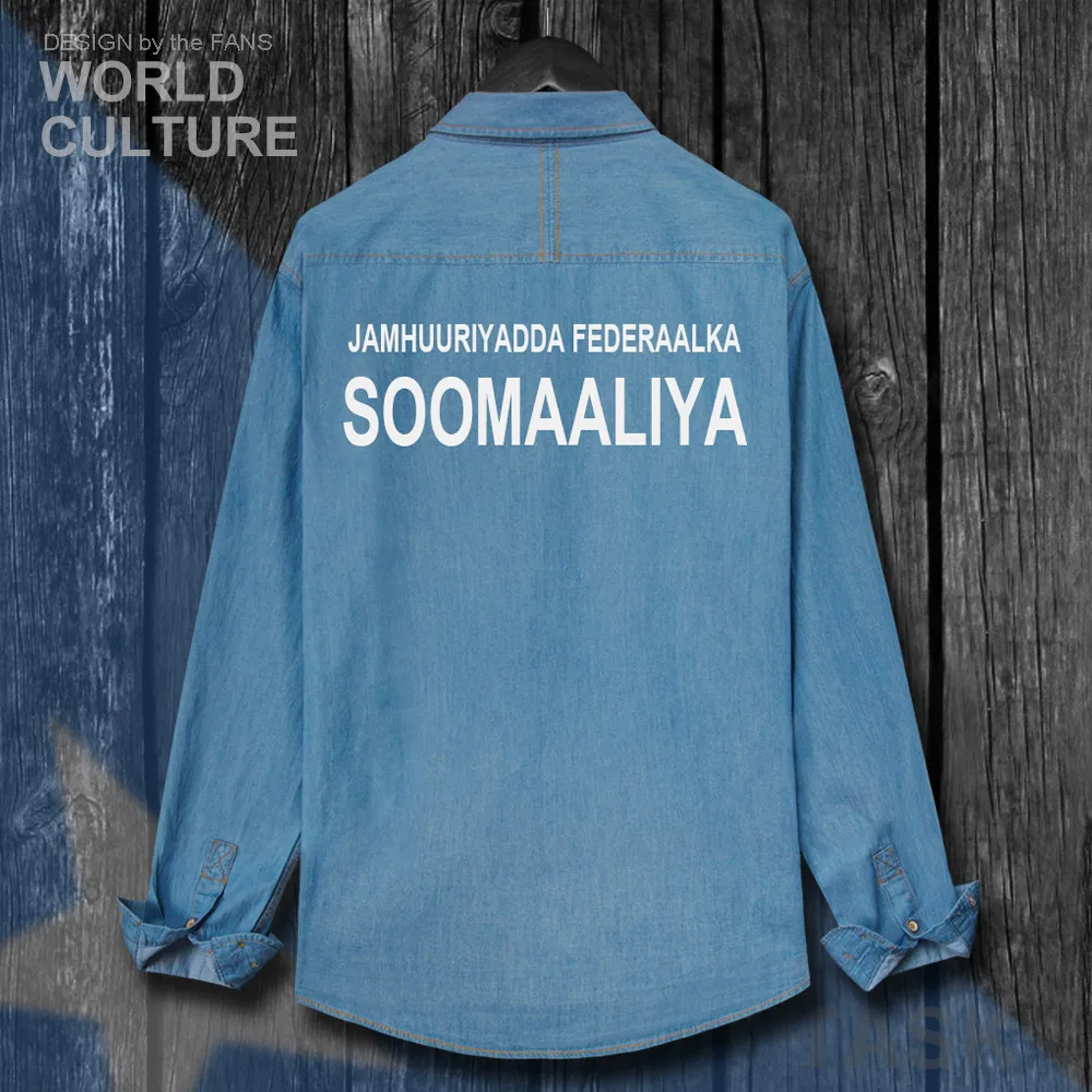 Somalia Soomaaliya SOM SO Мужская модная рубашка с отложным воротником одежда флагом