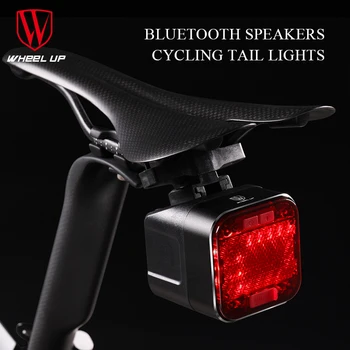 

Wheel Sound Bluetooth Light For Battery LED Flashlight Rechargeable USB 2200 mAH ATV Mountain Bike Light Waterproof