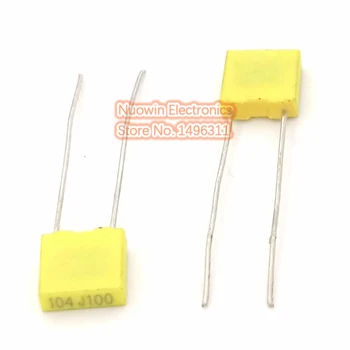 

20pcs Correction capacitor corrective capacity Polyester film capacitor 100nF 104J 100V