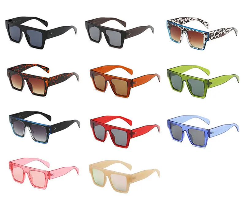 RunBird, плоский верх, большие квадратные солнцезащитные очки для женщин, фирменный дизайн, украшение, градиентные оттенки, черные, красные солнцезащитные очки для мужчин, 5357