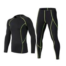 D41 тонкий участок движения плотный тренировка фитнес с длинными рукавами брюки пот Быстросохнущий баскетбольный костюм для фитнеса