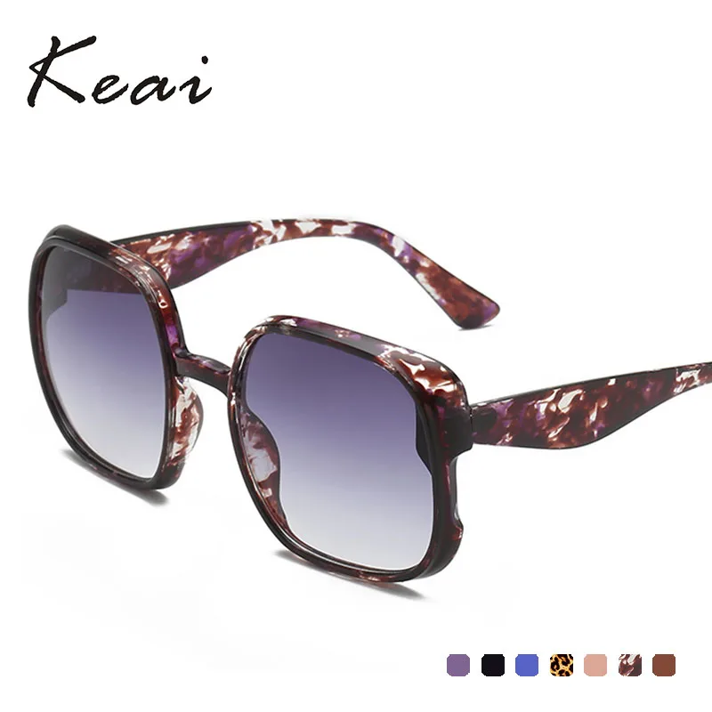 Luxury Gradient Vintage Sunglasses Women Square Sunglass Retro Oversize Sun glasses Female Pink Mirror Eyewear