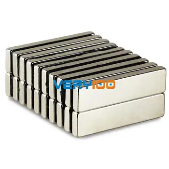 

Lot 10pcs Super Strong Block Bar Magnets 40 x 10 x 4 mm Rare Earth Neodymium N35