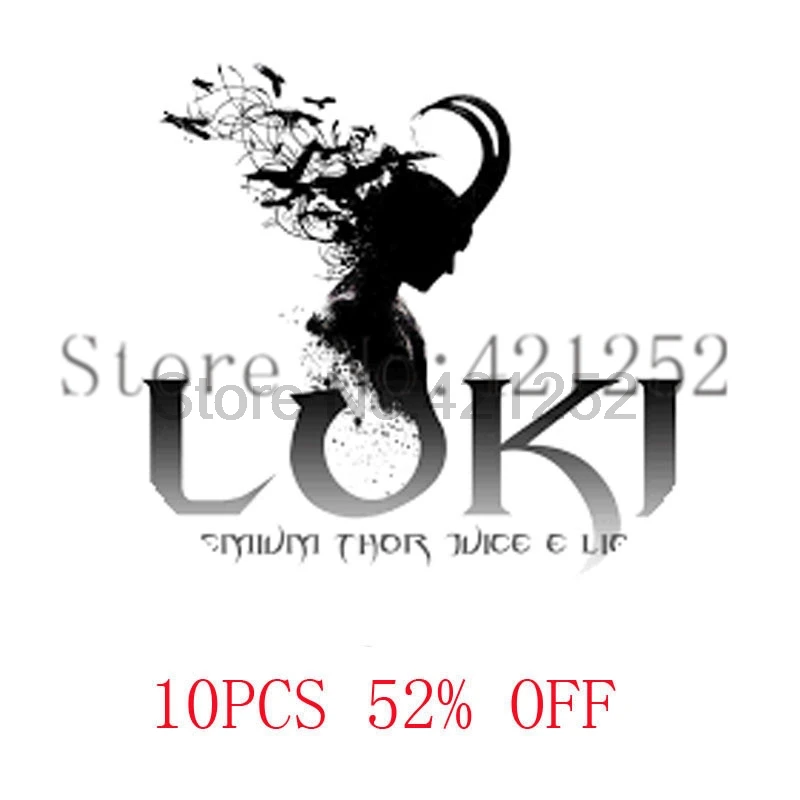 Loki Скандинавская мифологическая подвеска брелок Закладка запонка серьги |