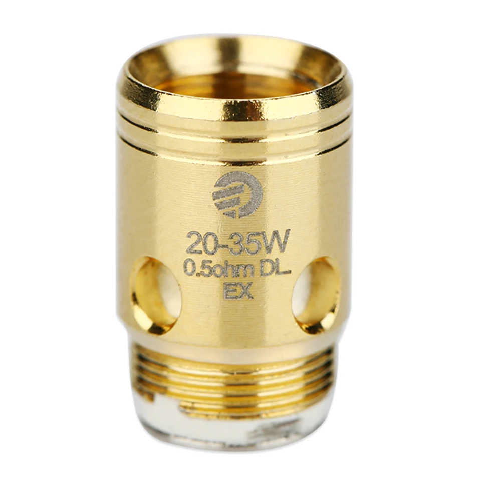 Beste Originele 10 20 50pcs Joyetech EX Coil Head 1.2ohm 0.5ohm Coil voor Overschrijden Serie Verstuivers Spare deel voor Overschrijden Tank E sigaret Coil