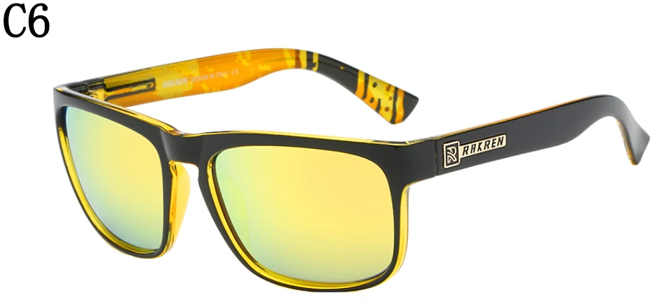Мужские солнцезащитные очки, зеркальные, поляризационные, солнцезащитные очки для мужчин и женщин, летние, квадратные, спортивные, солнцезащитные очки, очки ночного видения, мужские, Oculos 730 - Цвет линз: C6