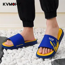 Мужская обувь модные летние шлепанцы на плоской подошве мужские домашние шлепанцы модные уличные шлепанцы унисекс повседневные пляжные сандалии